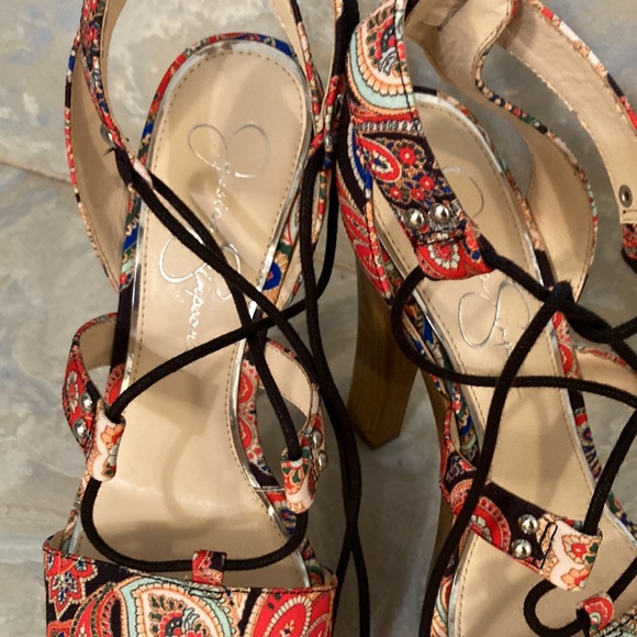 New Jessica Simpson Doreena Platform Sandals - Picture 6 of 7